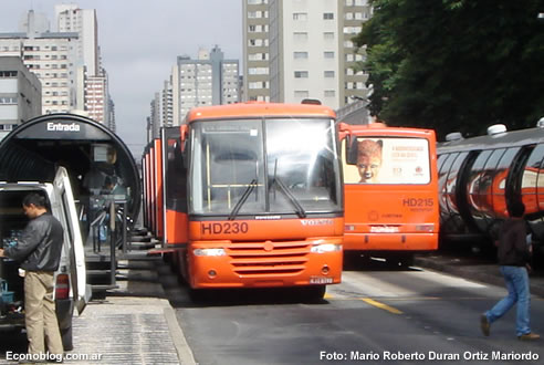 Bus de Tránsito Rápido en Brasil