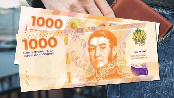 Nuevo billete de $1000 con San Martín