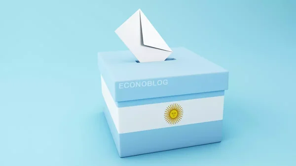 Urna con las elecciones argentinas