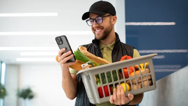 Pago en supermercado con celular