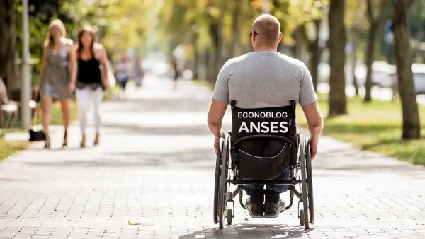 Titular de una PCN en silla de ruedas de la Anses