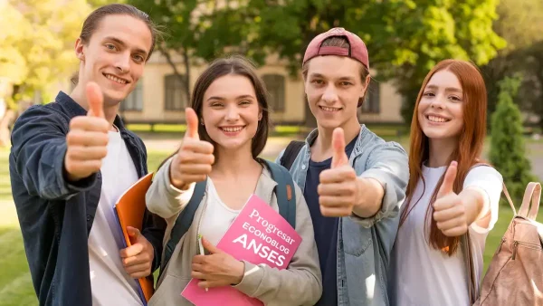 Estudiantes de Progresar con carpeta de Anses