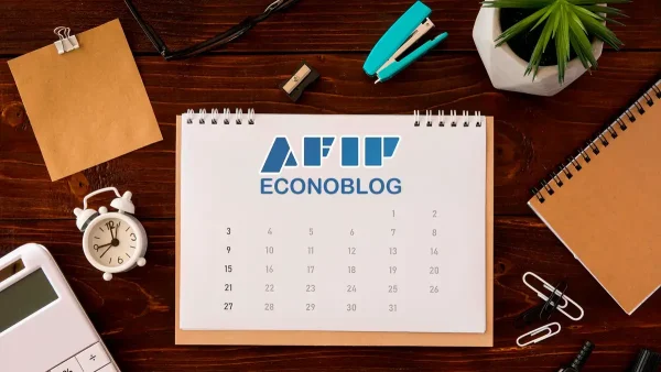 Calendario de AFIP en oficina