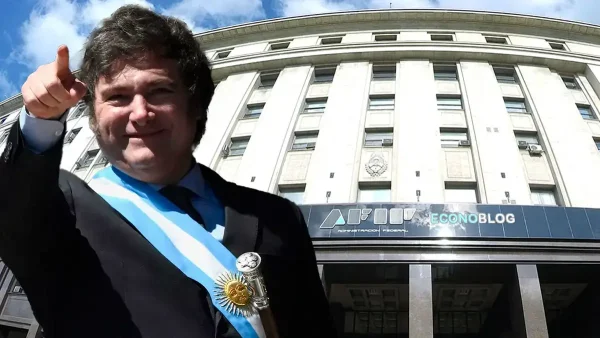 Javier Milei en AFIP