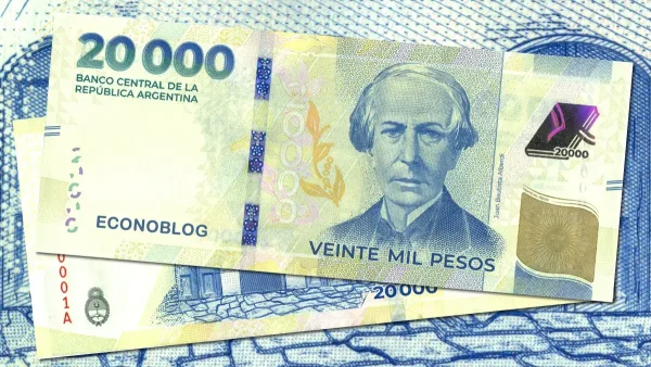 Nuevos billetes de $20.000